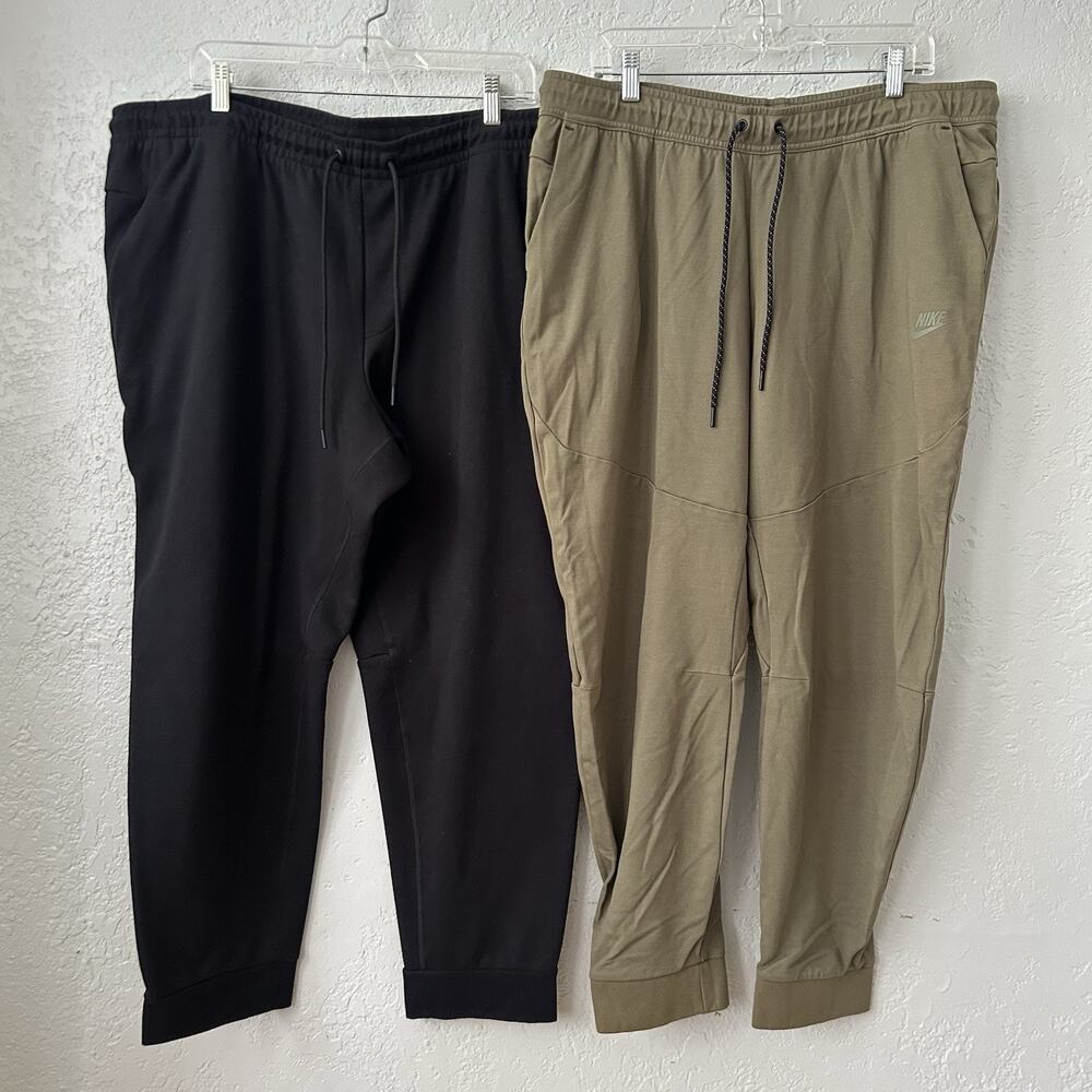 NIKE Men’s 3XL Athletic Jogger Pants Bundle Of 2 Dri-Fit Pull On Athleisure